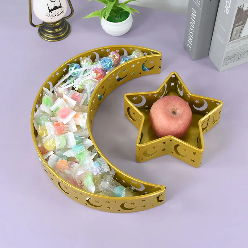 Moon Star EID Mubarak Food Tray Hollow Design Ramadan Decoration Dessert Cake Stand Holder Home Islamic Muslim Party Decorations
Moon Star EID Mubarak Food Tray Hollow Design Ramadan Decoration Dessert Cake Stand Holder Home Islamic Muslim Party Decorations