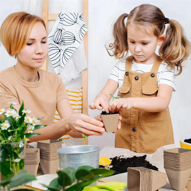 AB33-120 Pack Square Peat Pots For Seedlings, Seed Starting Pots With Drainage Holes,Biodegradable Herb Seed Pots Kits
AB33-120 Pack Square Peat Pots For Seedlings, Seed Starting Pots With Drainage Holes,Biodegradable Herb Seed Pots Kits