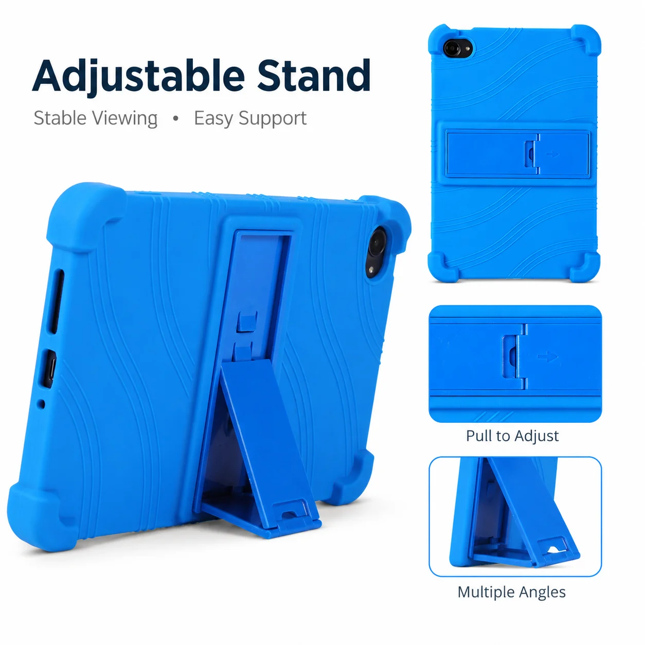 For REDMI KPad 2 8.8 inch Tablet Case, Kids Shockproof Soft Silicone Protective Cover with Adjustable Stand
For REDMI KPad 2 8.8 inch Tablet Case, Kids Shockproof Soft Silicone Protective Cover with Adjustable Stand