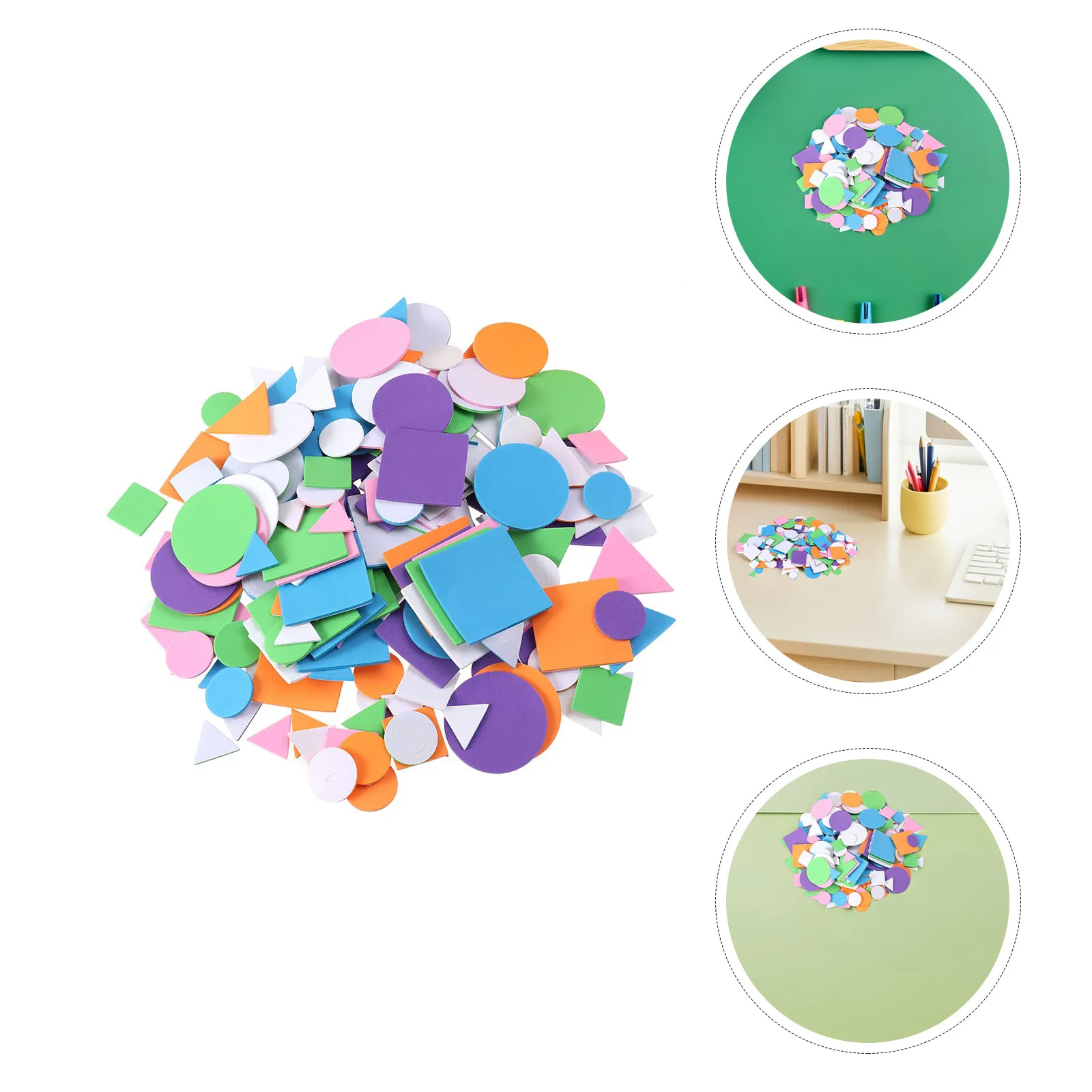 1250Pcs Vibrant Geometric Shape Eva Stickers Self Adhesive Sponge for Children Learning Activities Wall Art Manual DIY Teaching
1250Pcs Vibrant Geometric Shape Eva Stickers Self Adhesive Sponge for Children Learning Activities Wall Art Manual DIY Teaching