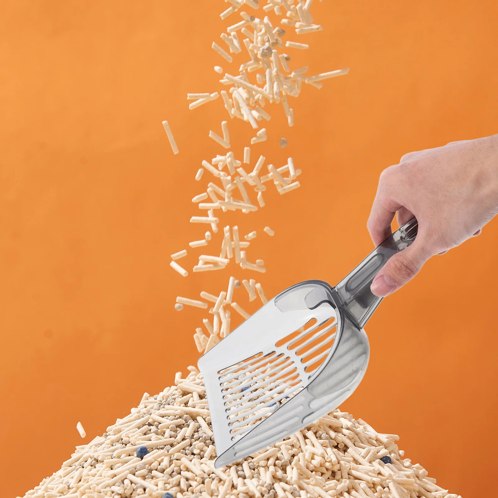 Long Handle Cat Litter Scoop Heavy Duty Plastic Sifter for Tofu Clumping Litter Quick Cleaning Large Mesh Holes Cat Poop Scooper
Long Handle Cat Litter Scoop Heavy Duty Plastic Sifter for Tofu Clumping Litter Quick Cleaning Large Mesh Holes Cat Poop Scooper