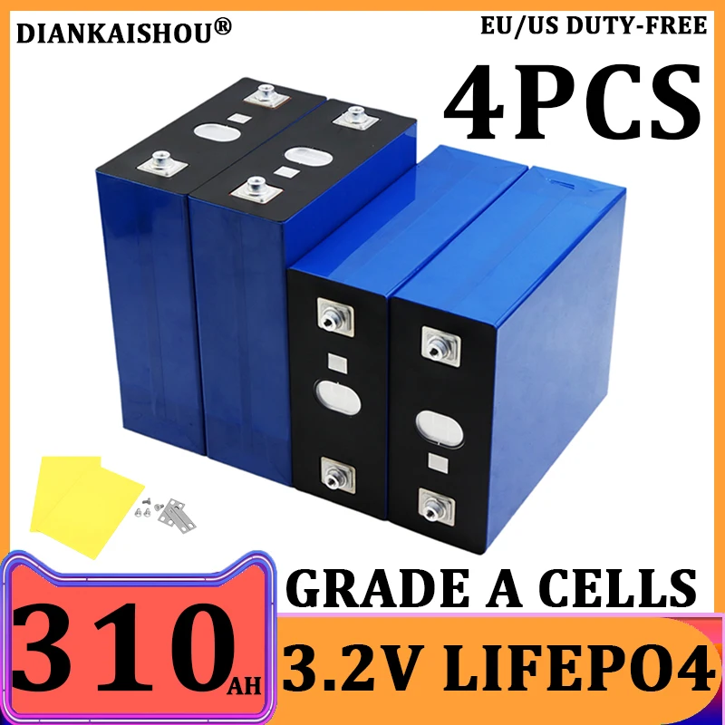 4 шт. новый аккумулятор LiFePO4 310Ah 320Ah 340AH 280Ah 200AH 3,2 В Литий-железо-фосфатный аккумулятор 3C DIY 12 В 24 В Гольф-кар Яхта RV солнечный
4 шт. новый аккумулятор LiFePO4 310Ah 320Ah 340AH 280Ah 200AH 3,2 В Литий-железо-фосфатный аккумулятор 3C DIY 12 В 24 В Гольф-кар Яхта RV солнечный