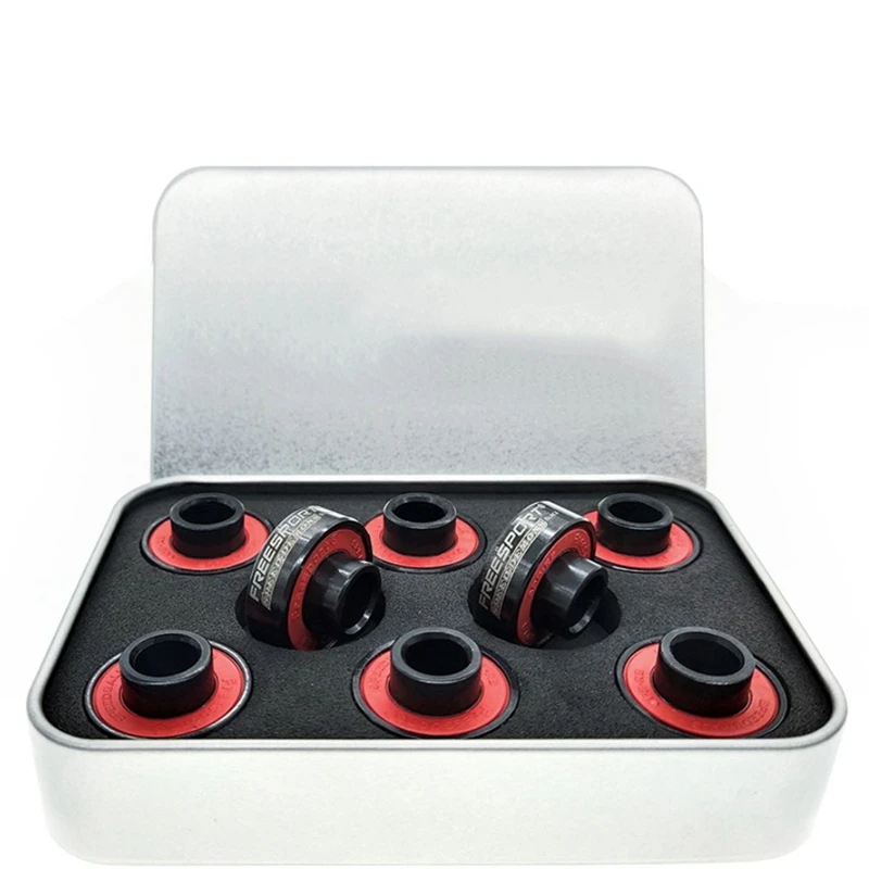 A57T FREESPORT 608 Гибридные черные керамические подшипники для роликовых коньков или скейтбордов, скутеров, лонгбордов (8 шт. в упаковке)
A57T FREESPORT 608 Гибридные черные керамические подшипники для роликовых коньков или скейтбордов, скутеров, лонгбордов (8 шт. в упаковке)