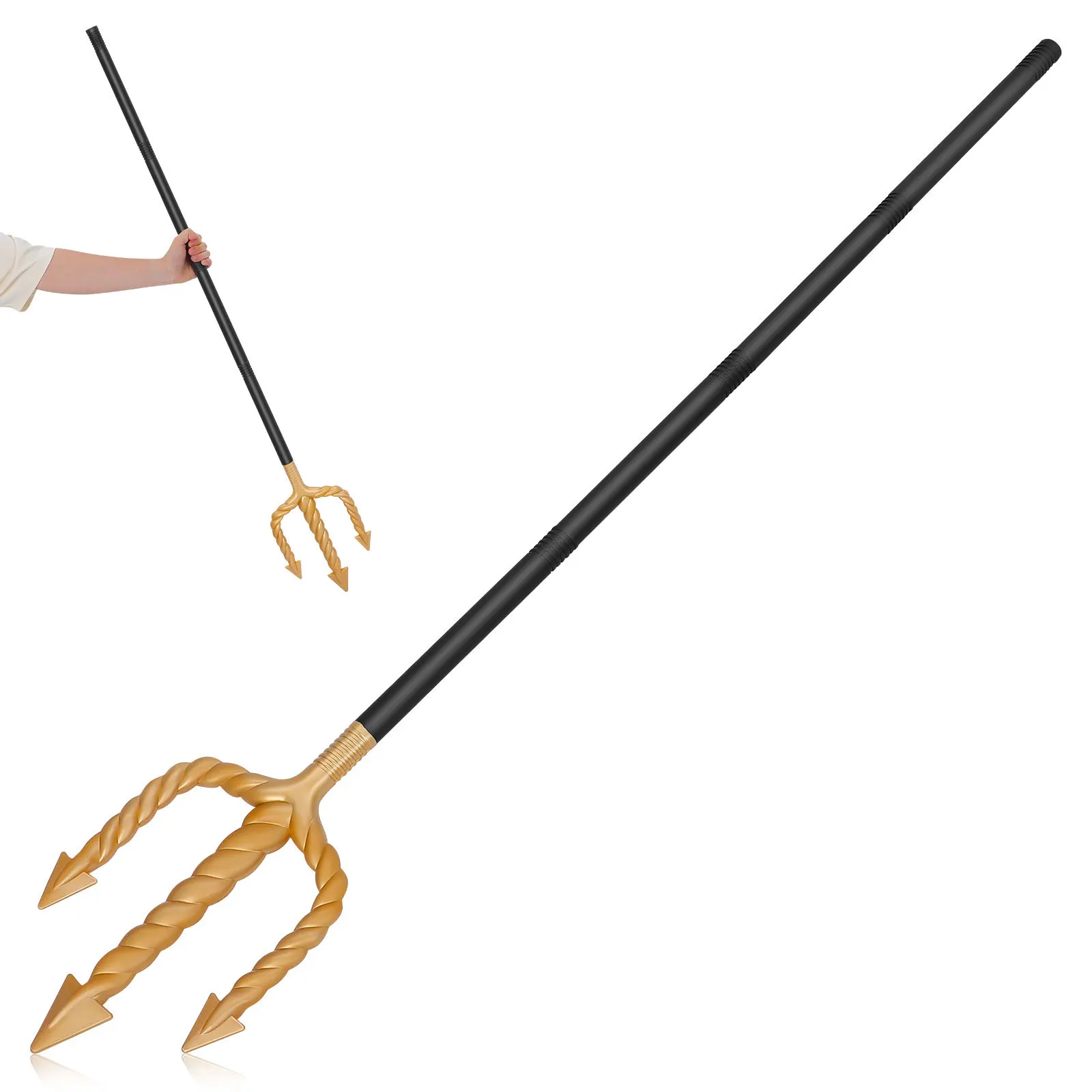 Plastic Adult Devil Trident Prop Style Halloween Pitch Fork Masquerade Cosplay Party Decoration Cosplay Costume Props
Plastic Adult Devil Trident Prop Style Halloween Pitch Fork Masquerade Cosplay Party Decoration Cosplay Costume Props