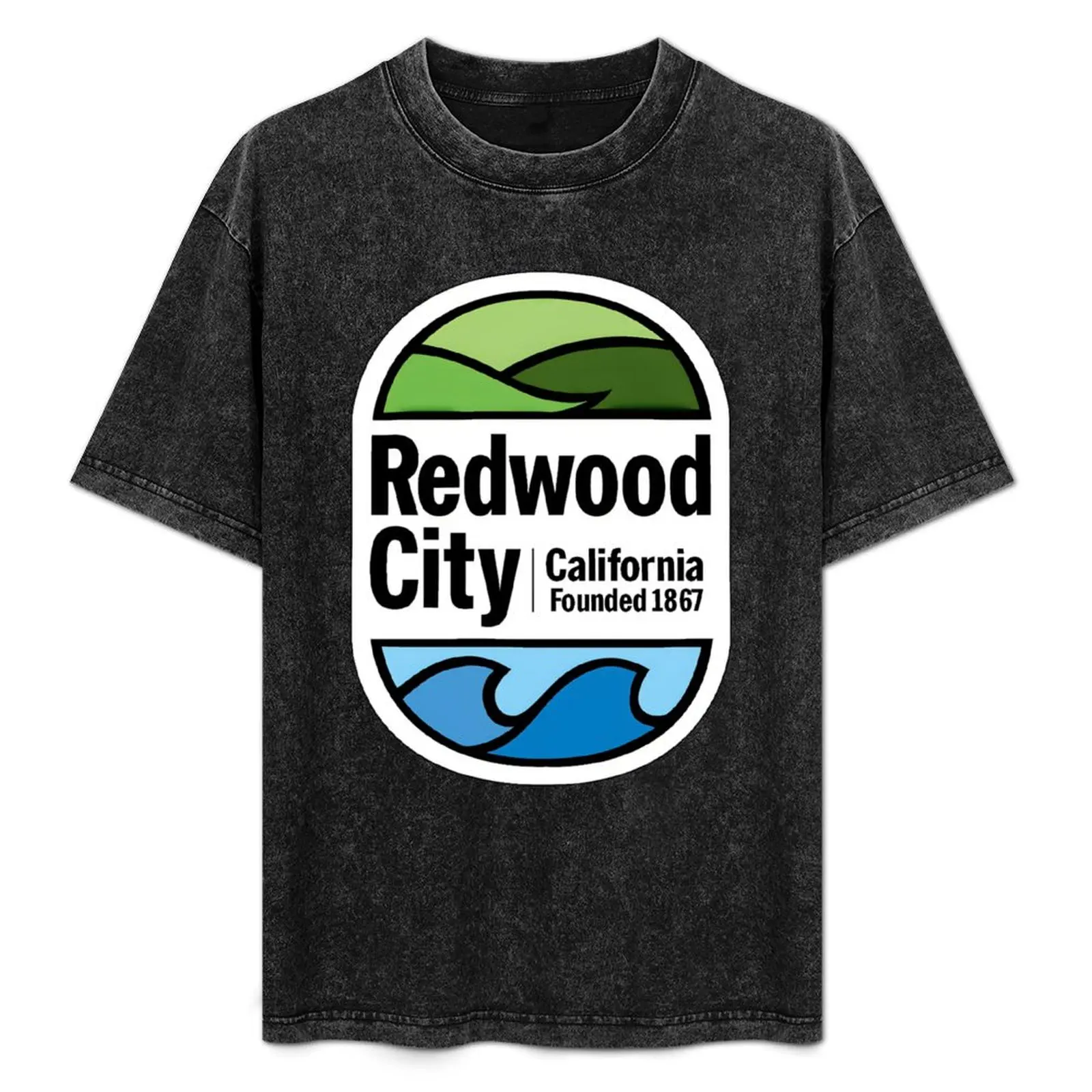 Official logo of Redwood City, California T-Shirt Casual Minimalist Short Sleeve Top
Official logo of Redwood City, California T-Shirt Casual Minimalist Short Sleeve Top