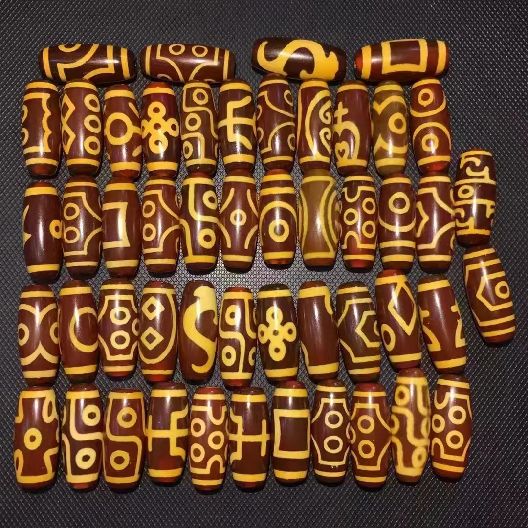 XC06 50pcs/lot Gold Color Magic Power Fine DZi Bead 12*29mm Amulet Collection Bracelet and necklace Jewelry for Men& Women
XC06 50pcs/lot Gold Color Magic Power Fine DZi Bead 12*29mm Amulet Collection Bracelet and necklace Jewelry for Men& Women