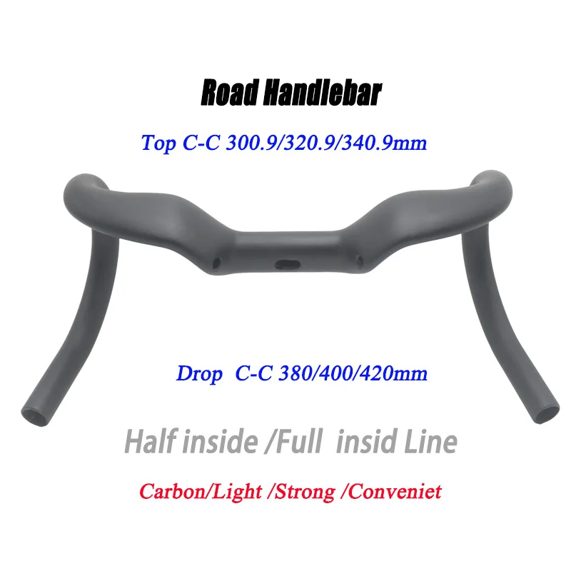 Rise 30mm carbon handlebar Gravel Bike road bicycle Racing Bike Handlebars 31.8 mm Drop Bars Internal Cable 380/400/420mm
Rise 30mm carbon handlebar Gravel Bike road bicycle Racing Bike Handlebars 31.8 mm Drop Bars Internal Cable 380/400/420mm