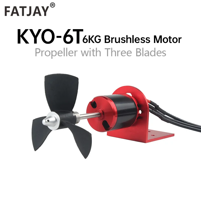 FATJAY KYO-6T 6 кг тяговый бесщеточный водонепроницаемый двигатель подводное подруливающее устройство и регулятор скорости 24 В 50 А для радиоуправляемых лодок с приманкой
FATJAY KYO-6T 6 кг тяговый бесщеточный водонепроницаемый двигатель подводное подруливающее устройство и регулятор скорости 24 В 50 А для радиоуправляемых лодок с приманкой