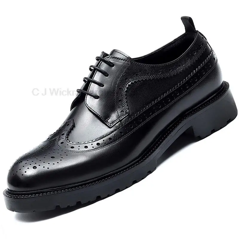New British Retro Business Genuine Leather Lace Up Platform Derby Shoes Men Dress Casual Comfortable Leather Oxford Shoes Male
New British Retro Business Genuine Leather Lace Up Platform Derby Shoes Men Dress Casual Comfortable Leather Oxford Shoes Male