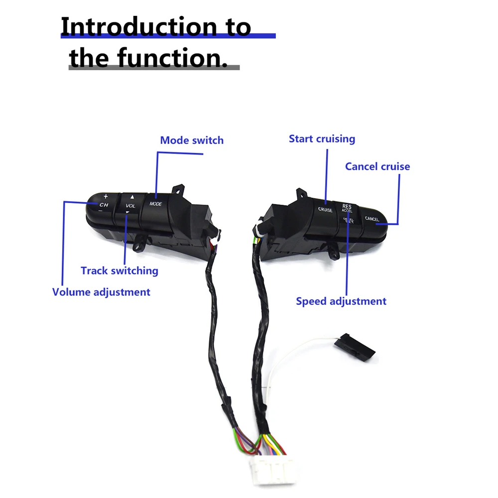 Car Steering Wheel Multi-function Control Button Switch 36770-SNA-A12 For Honda Civic Audio Volume Control Switch Auto Parts
Car Steering Wheel Multi-function Control Button Switch 36770-SNA-A12 For Honda Civic Audio Volume Control Switch Auto Parts