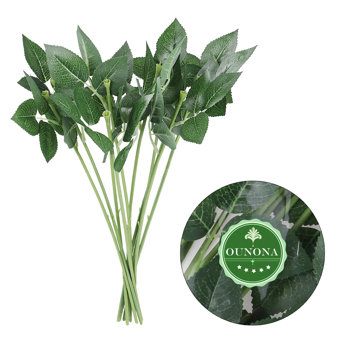 Floral Stem with Leaves Stems Wire Artificial Roses Single for Crafts Flower
Floral Stem with Leaves Stems Wire Artificial Roses Single for Crafts Flower