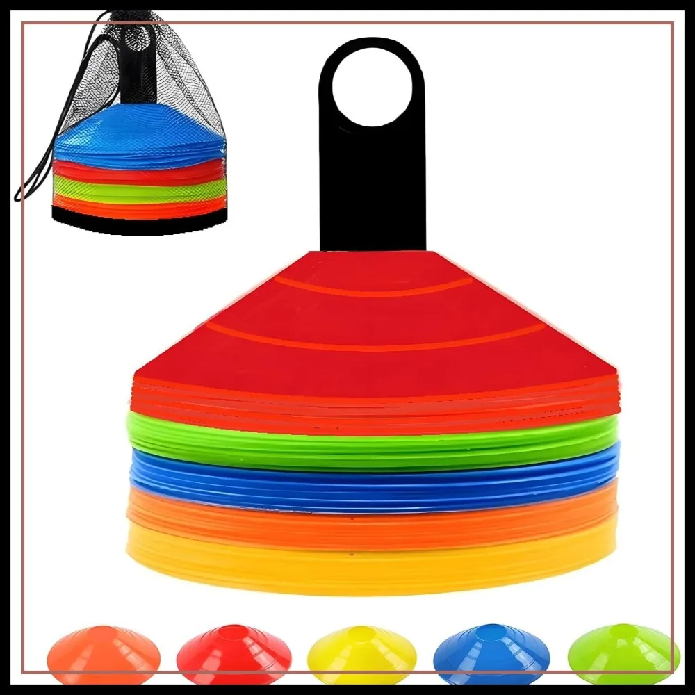 Agility Cones (50-Pack) with Carry Bag & Holder for Soccer, Football, Sports Training
Agility Cones (50-Pack) with Carry Bag & Holder for Soccer, Football, Sports Training