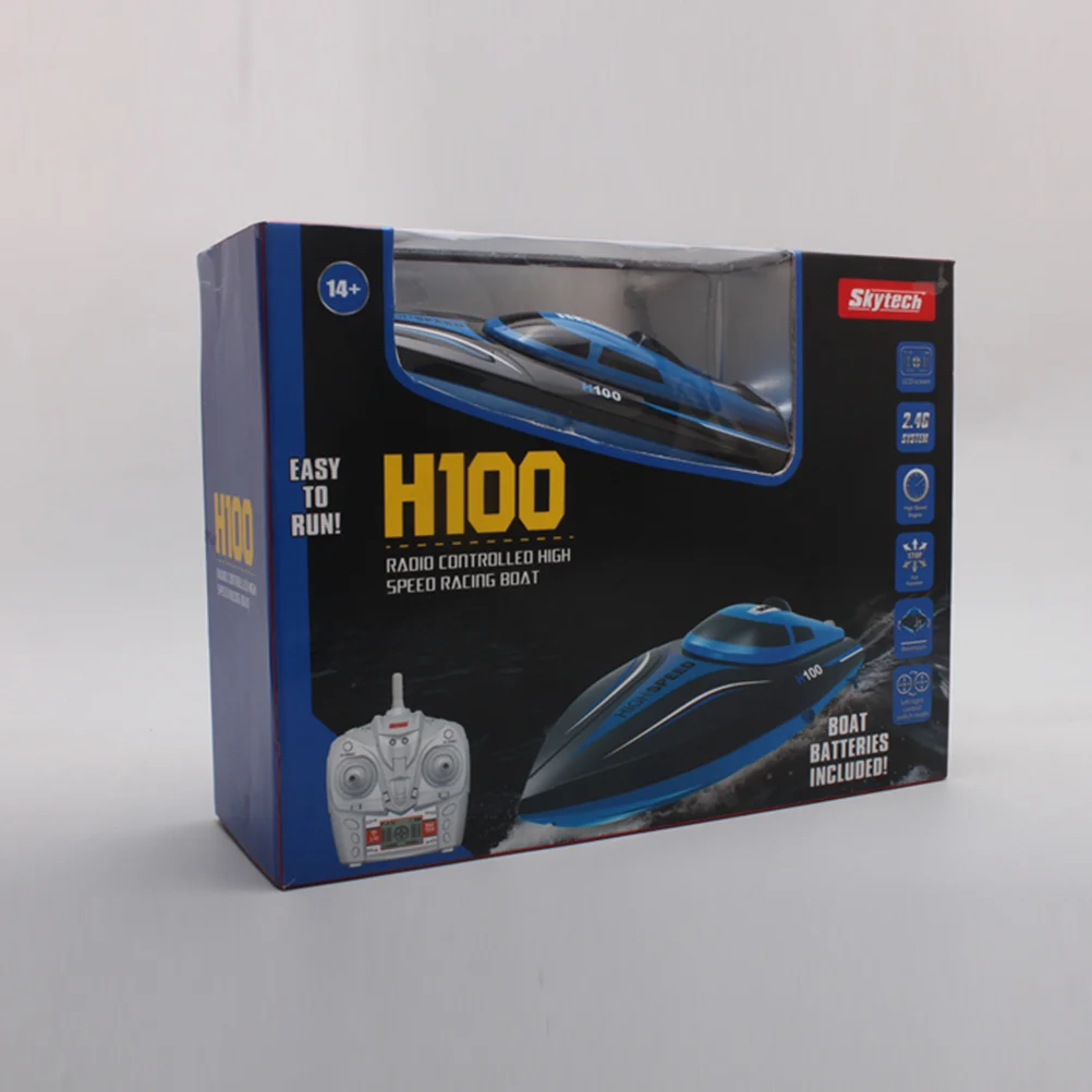 Радиоуправляемая лодка H100 24 ГГц, 4 канала, 30 км/ч, гоночная лодка с ЖК-экраном, детский подарок для озёрных бассейнов (синий)
Радиоуправляемая лодка H100 24 ГГц, 4 канала, 30 км/ч, гоночная лодка с ЖК-экраном, детский подарок для озёрных бассейнов (синий)