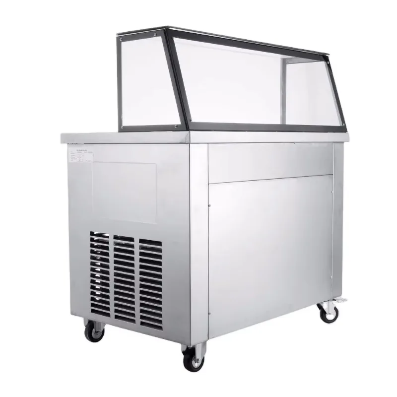 Durable Making Double Instant Pan Fried Ice Cream Roll Machine with 2-Pan 5 Buckets
Durable Making Double Instant Pan Fried Ice Cream Roll Machine with 2-Pan 5 Buckets