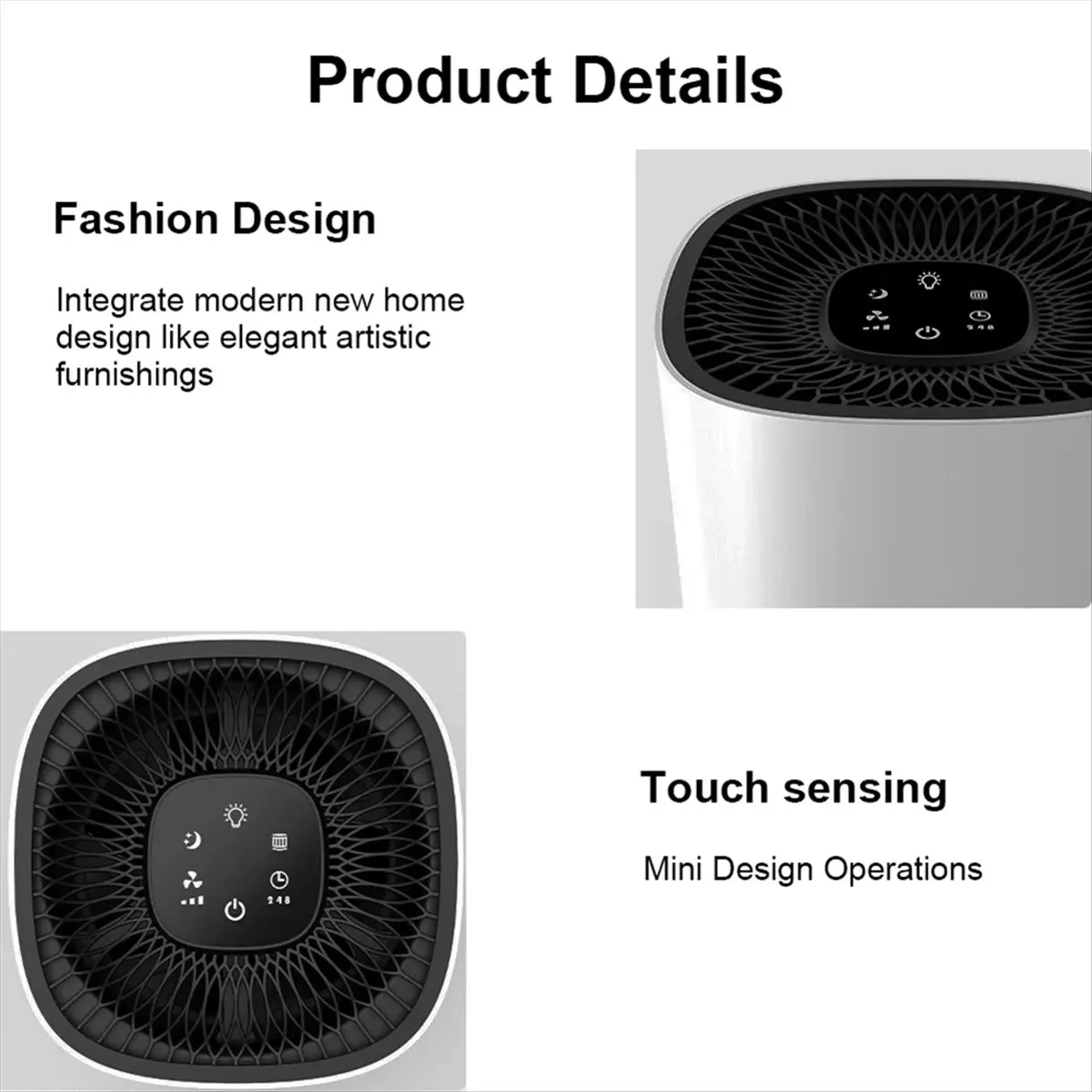 (ABJZ) USB-очиститель воздуха с функцией дезодорации, 150 м³/ч, 1500-2400 об/мин, очиститель воздуха для дома, офиса, спальни, настольный очиститель воздуха
(ABJZ) USB-очиститель воздуха с функцией дезодорации, 150 м³/ч, 1500-2400 об/мин, очиститель воздуха для дома, офиса, спальни, настольный очиститель воздуха