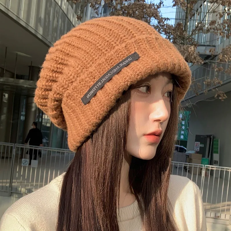 Women's Knitted Woolen Hat Loose Warm Spring Autumn New Sle Large Circumference Trendy Cold Cap Eagle Brand
Women's Knitted Woolen Hat Loose Warm Spring Autumn New Sle Large Circumference Trendy Cold Cap Eagle Brand