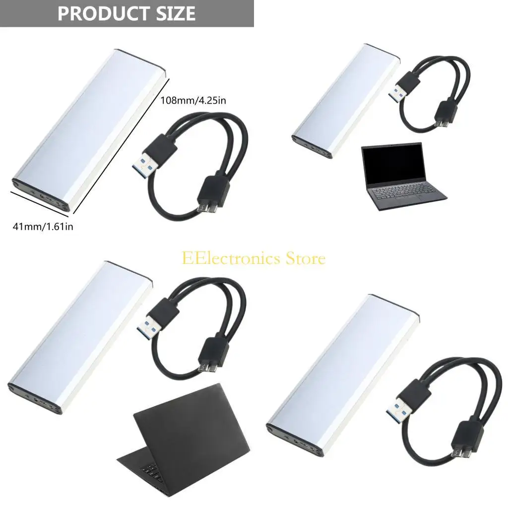 B03C Portable USB to UX21UX31 External Drive Case Fast Data Transfer