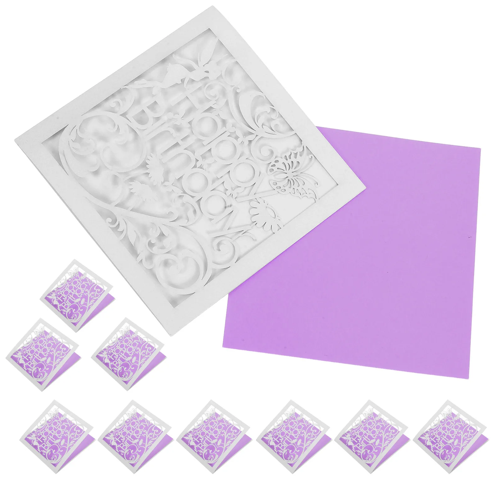 10Pcs Butterfly Birthday Greeting Cards Elegant European Floral Cutout Design Romantic Party Invitation Cards for Girls Women
10Pcs Butterfly Birthday Greeting Cards Elegant European Floral Cutout Design Romantic Party Invitation Cards for Girls Women
