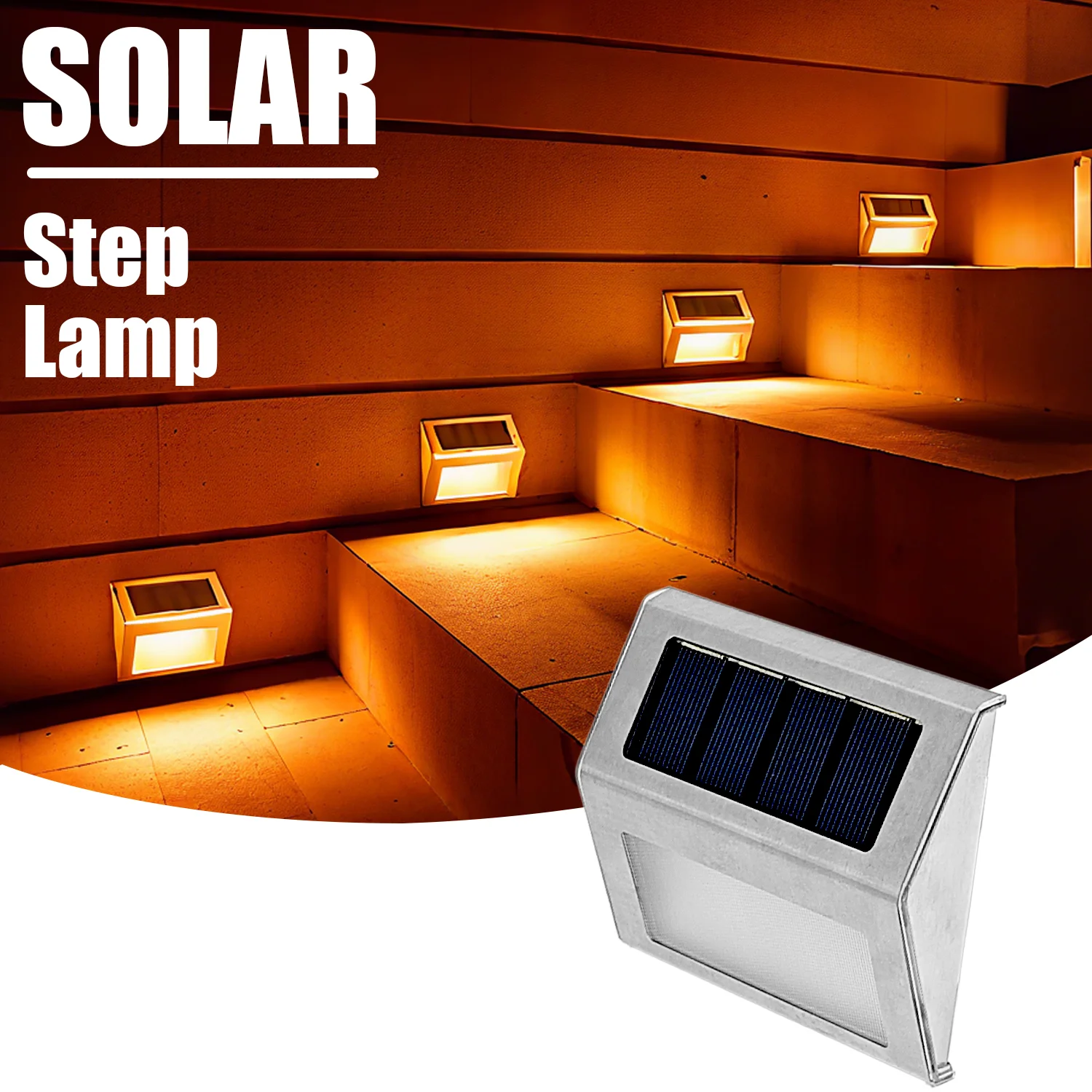 Solar LED Outdoor Stair Light Waterproof Garden Passage Step Lamp for Courtyard Terrace Guardrail Landscape Light
Solar LED Outdoor Stair Light Waterproof Garden Passage Step Lamp for Courtyard Terrace Guardrail Landscape Light