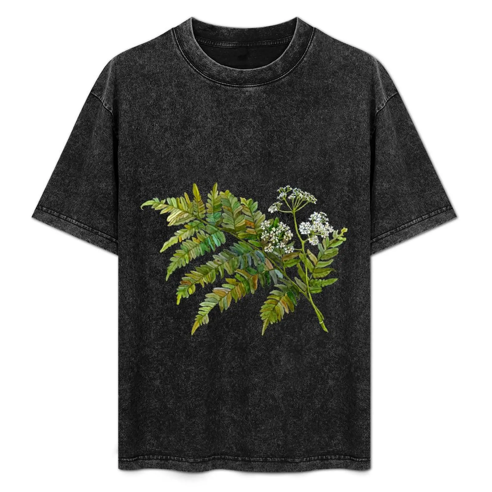 Watercolor fern and flowers T-Shirt summer top korean fashion fashion shirts sweat shirts, men
Watercolor fern and flowers T-Shirt summer top korean fashion fashion shirts sweat shirts, men