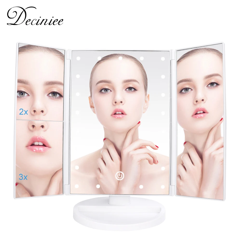 21 LED Light Makeup Mirror With Storage Desktop Foldable Rotating Beauty Cosmetic Mirror Light Touch Screen USB Vanity Mirror
21 LED Light Makeup Mirror With Storage Desktop Foldable Rotating Beauty Cosmetic Mirror Light Touch Screen USB Vanity Mirror