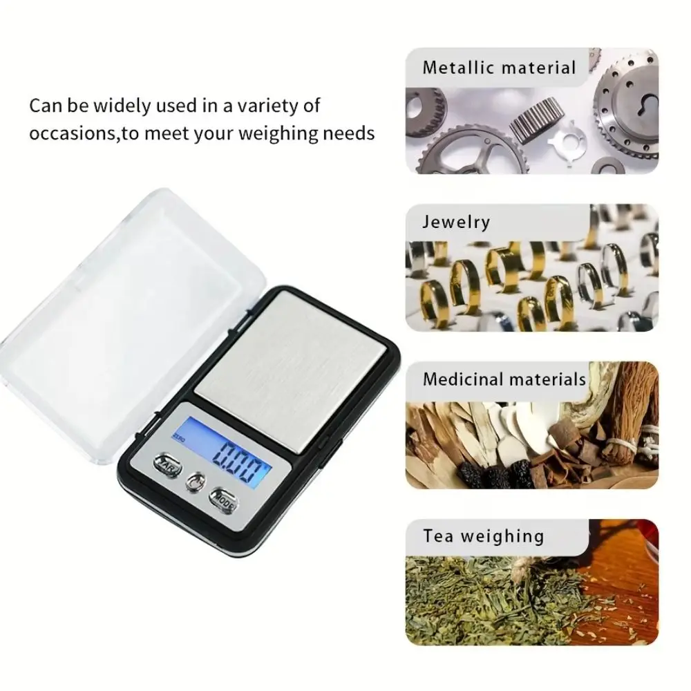 Gram Weight Balance Mini Electronic Scale 200g/0.01g LCD Digital Scale Accurate Portable Pocket Scale Jewelry Scale 
Gram Weight Balance Mini Electronic Scale 200g/0.01g LCD Digital Scale Accurate Portable Pocket Scale Jewelry Scale