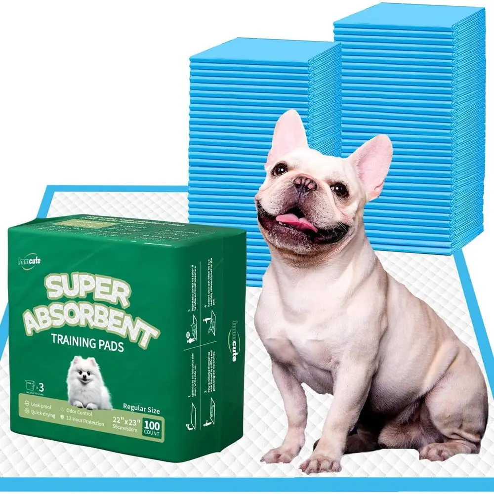 22x23 100 Count 6-Layer Leak-Proof & Super Absorbent Dog Training Pads Disposable Potty Pads for Puppies, Dogs, Cats & Rabbits B
22x23 100 Count 6-Layer Leak-Proof & Super Absorbent Dog Training Pads Disposable Potty Pads for Puppies, Dogs, Cats & Rabbits B