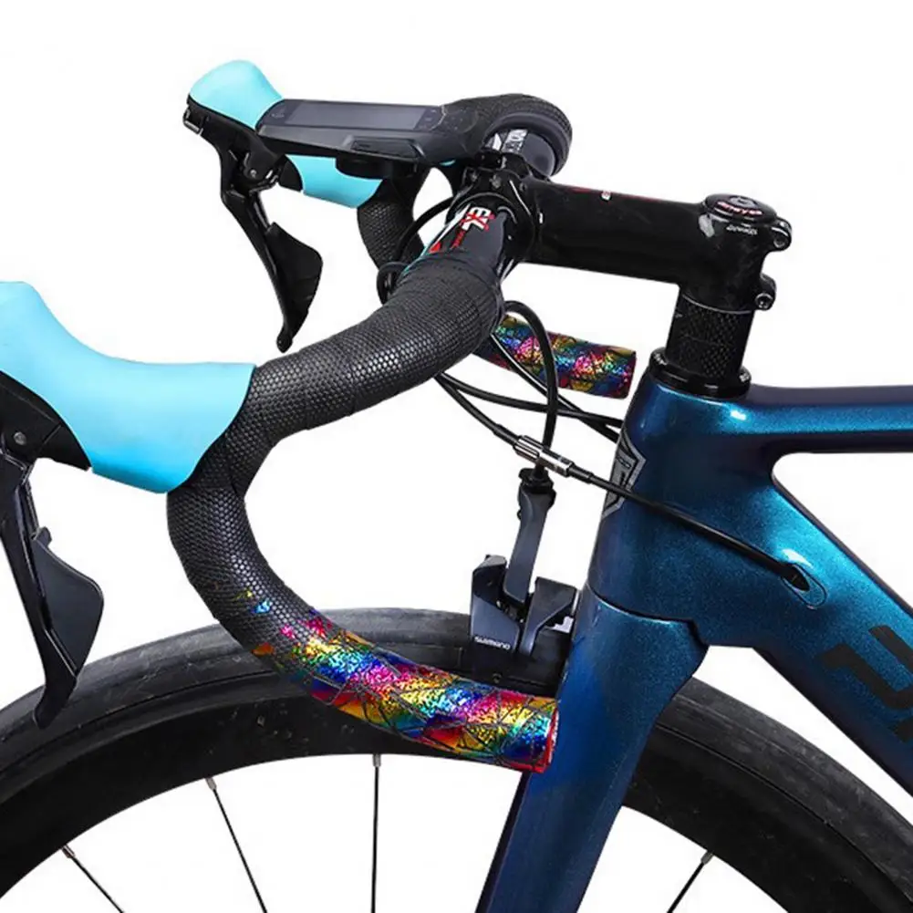 Bike Grip Tape 2Pcs Cool Comfortable Faux Leather Durable Cool Handlebar Wrap for Road Bike
Bike Grip Tape 2Pcs Cool Comfortable Faux Leather Durable Cool Handlebar Wrap for Road Bike