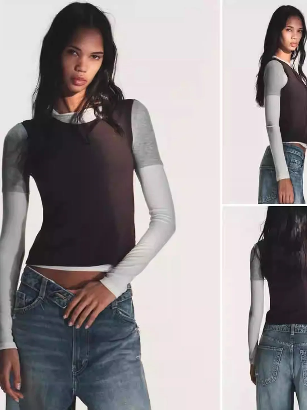 Fashionable Casual Long Sleeve T-Shirt Women's Elegant Style Triple Effect Summer New Arrival from China round Neckline Polye...
Fashionable Casual Long Sleeve T-Shirt Women's Elegant Style Triple Effect Summer New Arrival from China round Neckline Polye...