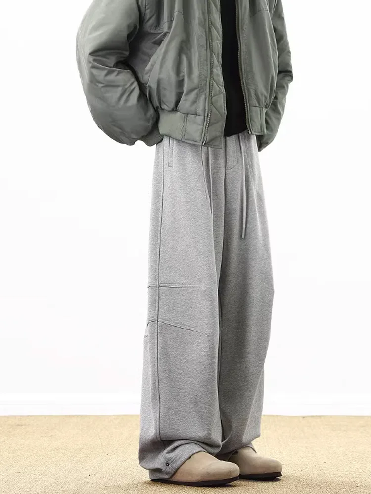 American Retro Bend Knife Sport Sweatpants Men Autumn Winter Drape Straight Leg Wide Leg Casual Banana Pants Youth Faion
American Retro Bend Knife Sport Sweatpants Men Autumn Winter Drape Straight Leg Wide Leg Casual Banana Pants Youth Faion