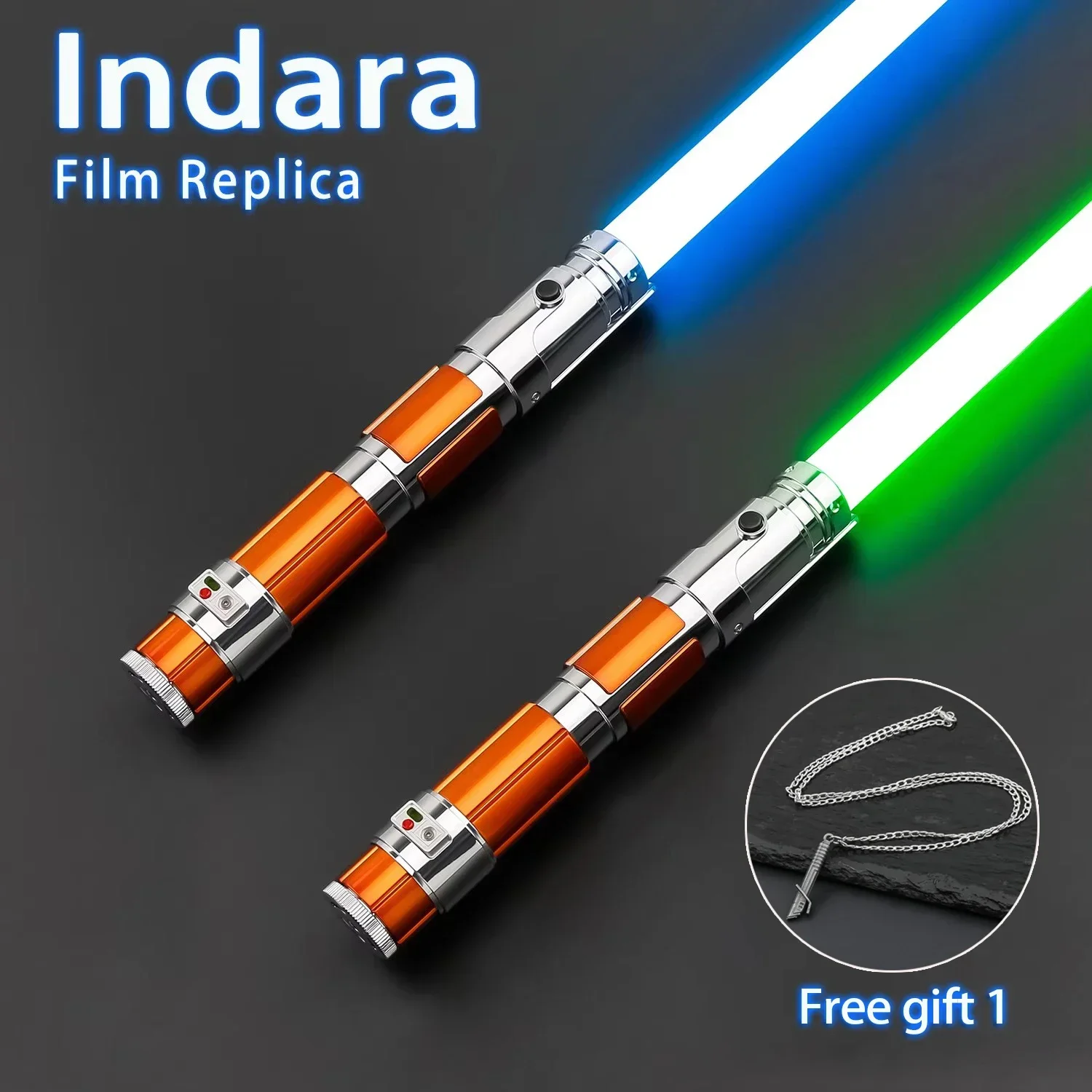 TXQSABER Jedi Indara Metal Hilt Smooth Swing Heavy Dueling RGB Laser Sword 12 Colors Change 27 Sets Soundfonts Cosplay Gift
TXQSABER Jedi Indara Metal Hilt Smooth Swing Heavy Dueling RGB Laser Sword 12 Colors Change 27 Sets Soundfonts Cosplay Gift