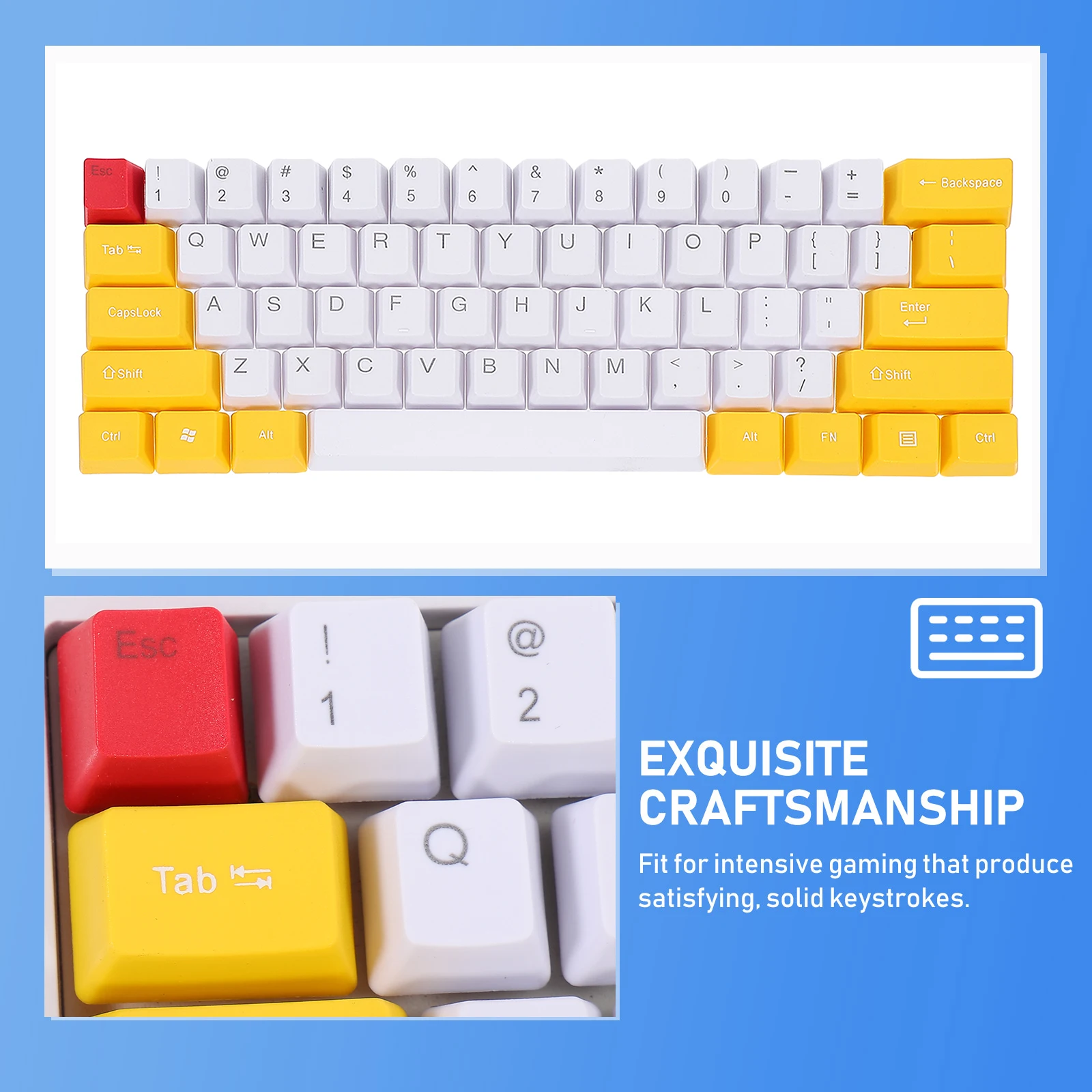 Key Set Decorative Decorative Key Cap Mechanical Keyboard Accessory Dye Sublimation Wear Resistance Frosted Texture
Key Set Decorative Decorative Key Cap Mechanical Keyboard Accessory Dye Sublimation Wear Resistance Frosted Texture