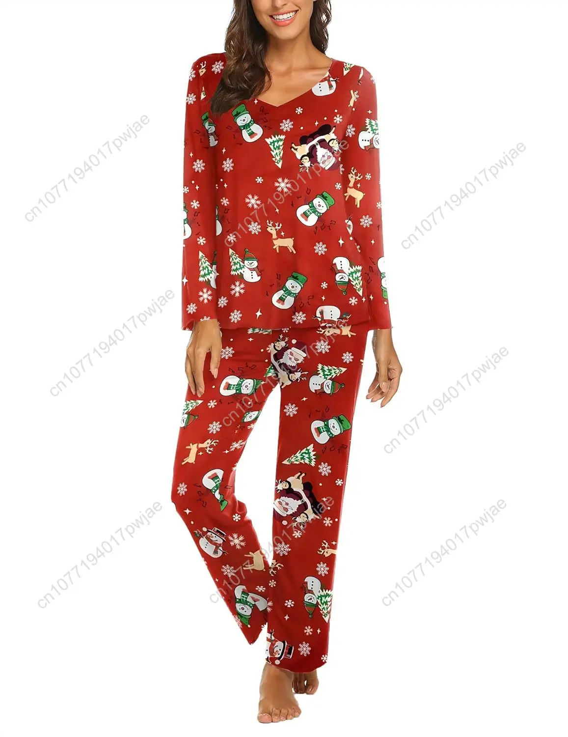 Ekouaer женские пижамные комплекты, комплект из 2 предметов для отдыха, осенне-зимняя пижама с длинными рукавами, топ и брюки, мягкие пижамные комплекты, свободная одежда для сна
Ekouaer женские пижамные комплекты, комплект из 2 предметов для отдыха, осенне-зимняя пижама с длинными рукавами, топ и брюки, мягкие пижамные комплекты, свободная одежда для сна