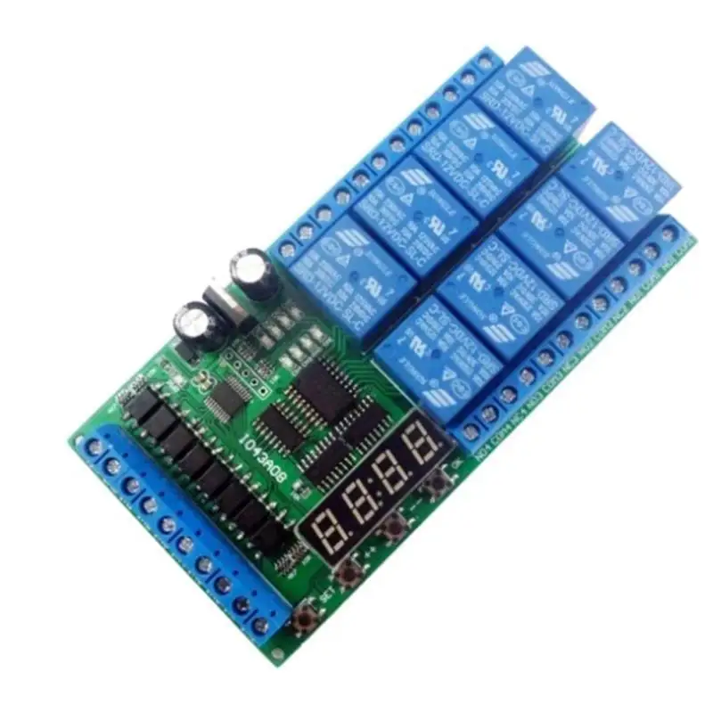 652F 12V LED Time Controllers with 8 Channel Digital Display Time Delay for Universal
652F 12V LED Time Controllers with 8 Channel Digital Display Time Delay for Universal