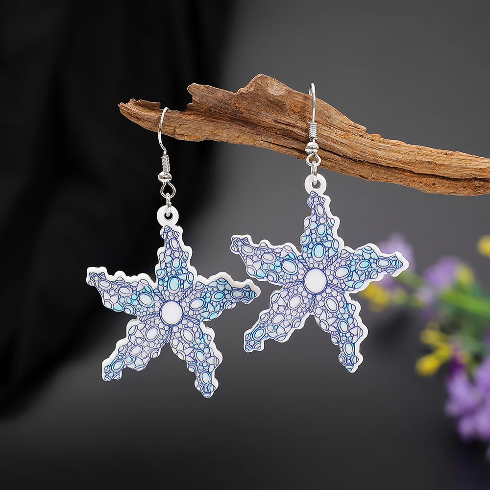 New 2026 Beach Vacation Style Acrylic Print Design Starfish Earrings For Women Elegant Lightweight Daily Wear Jewelry Party Gift
New 2026 Beach Vacation Style Acrylic Print Design Starfish Earrings For Women Elegant Lightweight Daily Wear Jewelry Party Gift