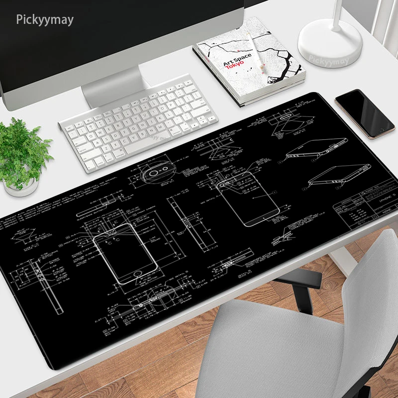 Mechanical Mouse Pad Black And White Gaming Keyboard Rubber Pad Pad On The Table Desk Mat Anime Mouse Mat Pc Rug Mousepad XXL
Mechanical Mouse Pad Black And White Gaming Keyboard Rubber Pad Pad On The Table Desk Mat Anime Mouse Mat Pc Rug Mousepad XXL