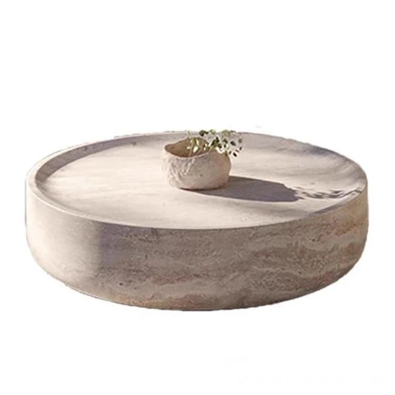 coffee table round travertine tea living room Italian imitation round Internet celebrity bed and breakfast minimalist c
coffee table round travertine tea living room Italian imitation round Internet celebrity bed and breakfast minimalist c