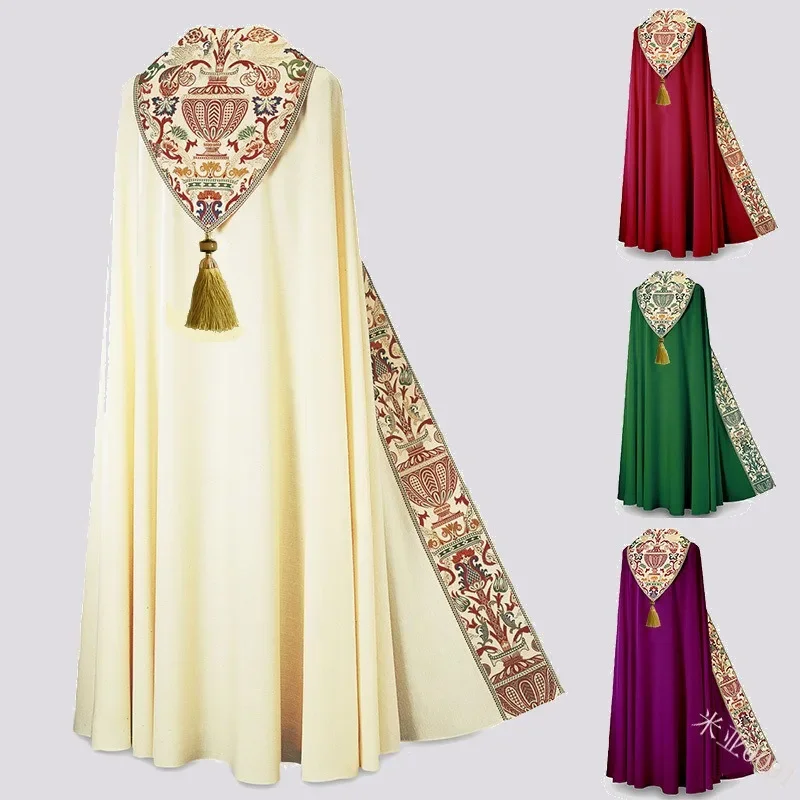 Digital Print Medieval Retro Church Shawl Cloak For Man Priest Knight Monk Prayer Capes Halloween Carnival Party Cosplay Costume
Digital Print Medieval Retro Church Shawl Cloak For Man Priest Knight Monk Prayer Capes Halloween Carnival Party Cosplay Costume