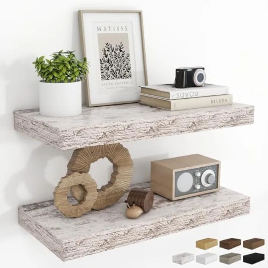 20Inch Floating Shelves for Wall 2 Pack Shelves for Plant Bedroom Kitchen Bathroom Rustic Wood Wall Mounted Shelf with Invisibl
20Inch Floating Shelves for Wall 2 Pack Shelves for Plant Bedroom Kitchen Bathroom Rustic Wood Wall Mounted Shelf with Invisibl
