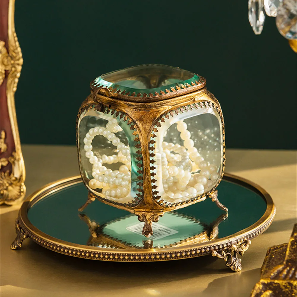 Brass Jewelry Organizer Box WithLid Travel Organizer Women Jewelry Storage Case Souvenir Decorative Boxes Gifts for Ladies Girls
Brass Jewelry Organizer Box WithLid Travel Organizer Women Jewelry Storage Case Souvenir Decorative Boxes Gifts for Ladies Girls