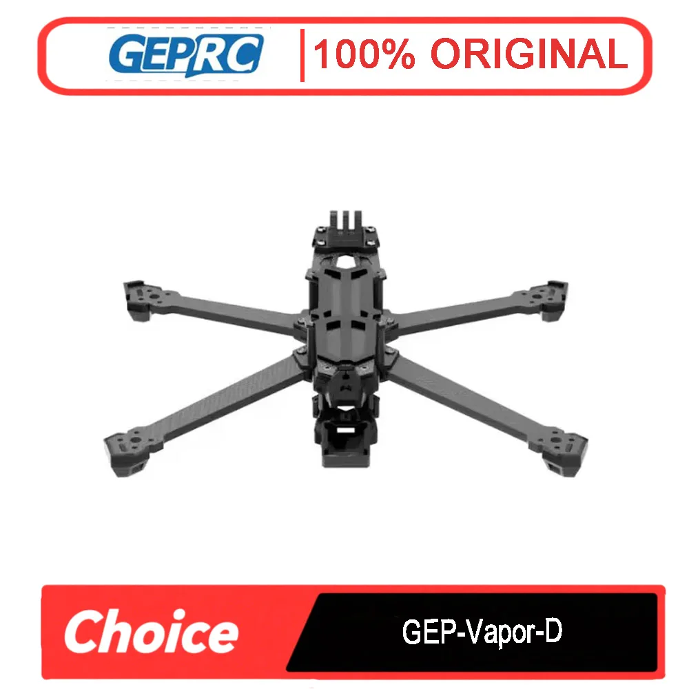 Комплект рамы GEPRC GEP-Vapor-D5/GEP-Vapor D6, 5-дюймовая, 6-дюймовая стойка дальнего действия из углеродного волокна
Комплект рамы GEPRC GEP-Vapor-D5/GEP-Vapor D6, 5-дюймовая, 6-дюймовая стойка дальнего действия из углеродного волокна