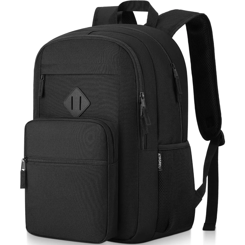 Black Backpack, School Backpack for Boys Girls, Lightweight Casual High School Bookbag, Daily-use Travel Laptop Backpack Fits 15.6 Inch Notebook
Black Backpack, School Backpack for Boys Girls, Lightweight Casual High School Bookbag, Daily-use Travel Laptop Backpack Fits 15.6 Inch Notebook