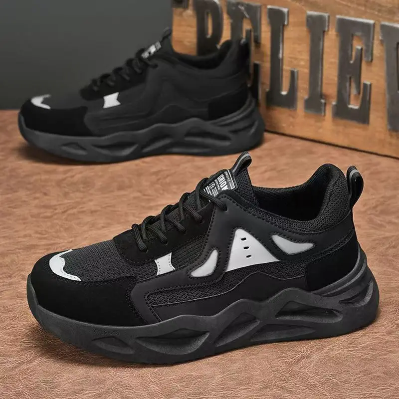 Men's Spring Autumn Mes Casual Sneakers Thick Sole Non Slip Round Toe Lace Up Lightweight Breathable Casual Running Shoes
Men's Spring Autumn Mes Casual Sneakers Thick Sole Non Slip Round Toe Lace Up Lightweight Breathable Casual Running Shoes