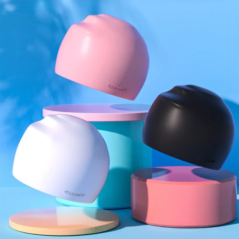 Чистые цветные шапочки для плавания для мужчин и женщин, удобная силиконовая шапочка для плавания, длинные волосы, защита ушей, шапочка для плавания, аксессуары для бассейна
Чистые цветные шапочки для плавания для мужчин и женщин, удобная силиконовая шапочка для плавания, длинные волосы, защита ушей, шапочка для плавания, аксессуары для бассейна