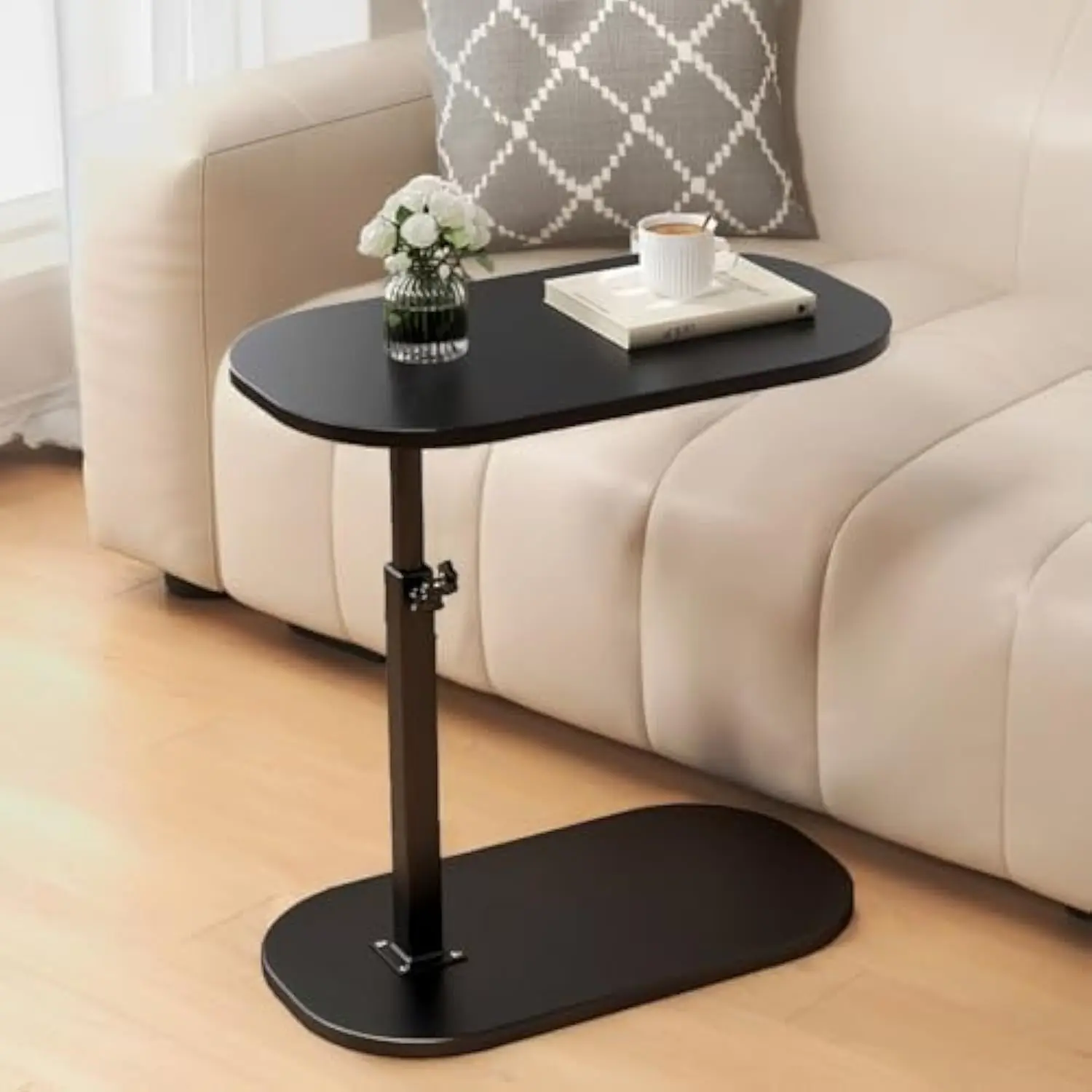 C Shaped End Table for Couch, 360° Swivel C Shaped Side Table with Adjustable Height, Rotating Tabletop Laptop Desk, C Table E
C Shaped End Table for Couch, 360° Swivel C Shaped Side Table with Adjustable Height, Rotating Tabletop Laptop Desk, C Table E