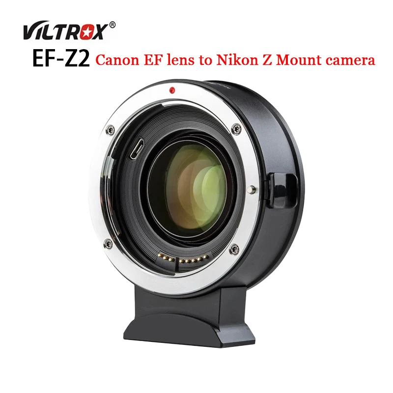 Редуктор VILTROX EF-Z2, усилитель скорости, переходное кольцо для объектива с автофокусом AF 0,71x для объективов Canon EF на камеру Nikon Z-MountZ50 Z30 ZFC
Редуктор VILTROX EF-Z2, усилитель скорости, переходное кольцо для объектива с автофокусом AF 0,71x для объективов Canon EF на камеру Nikon Z-MountZ50 Z30 ZFC