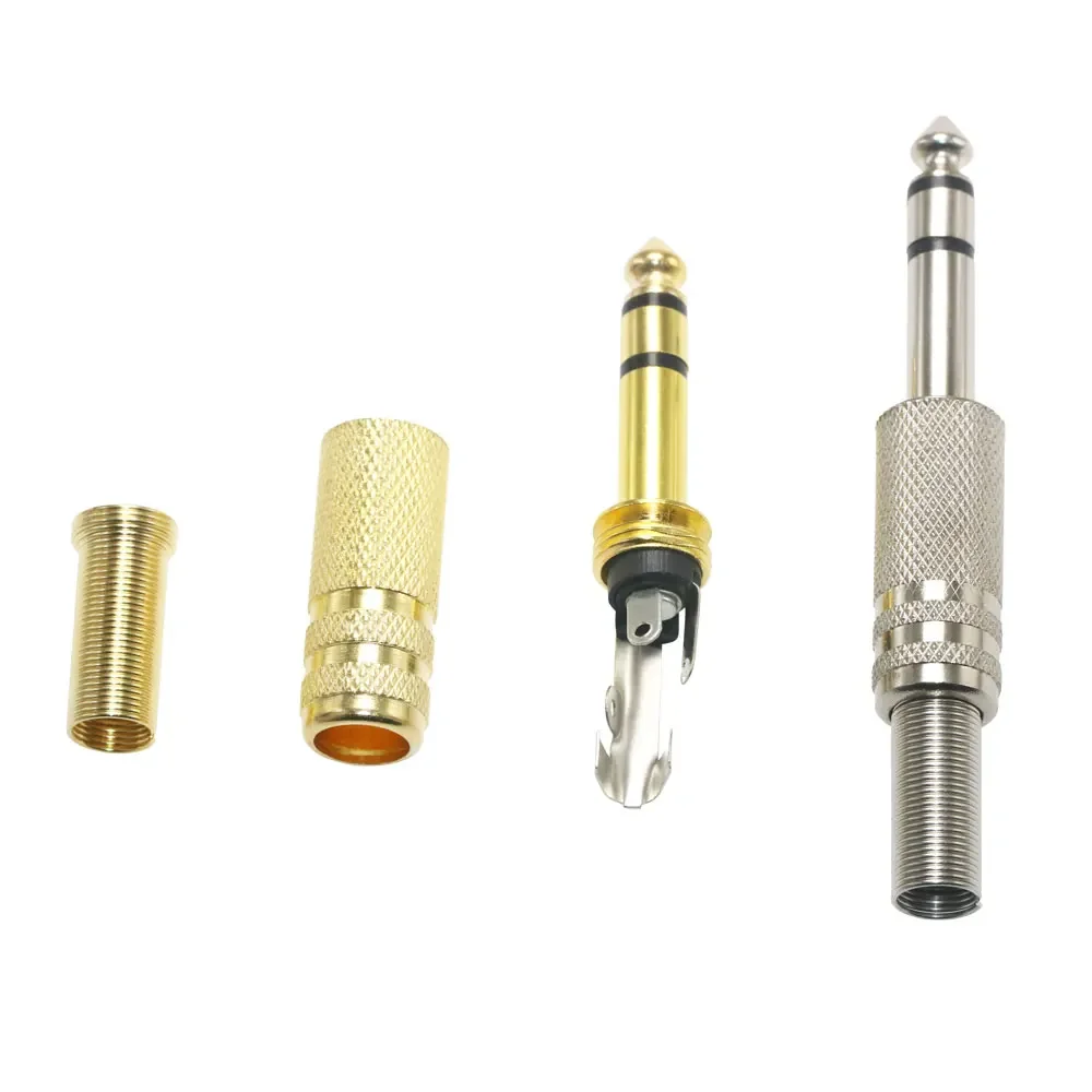 2PCS/LOT 6.35mm 2Pole Mono Amplifier Plug 6.35 Stereo Metal Microphone jack plug-in Audio Connector for KTV
2PCS/LOT 6.35mm 2Pole Mono Amplifier Plug 6.35 Stereo Metal Microphone jack plug-in Audio Connector for KTV