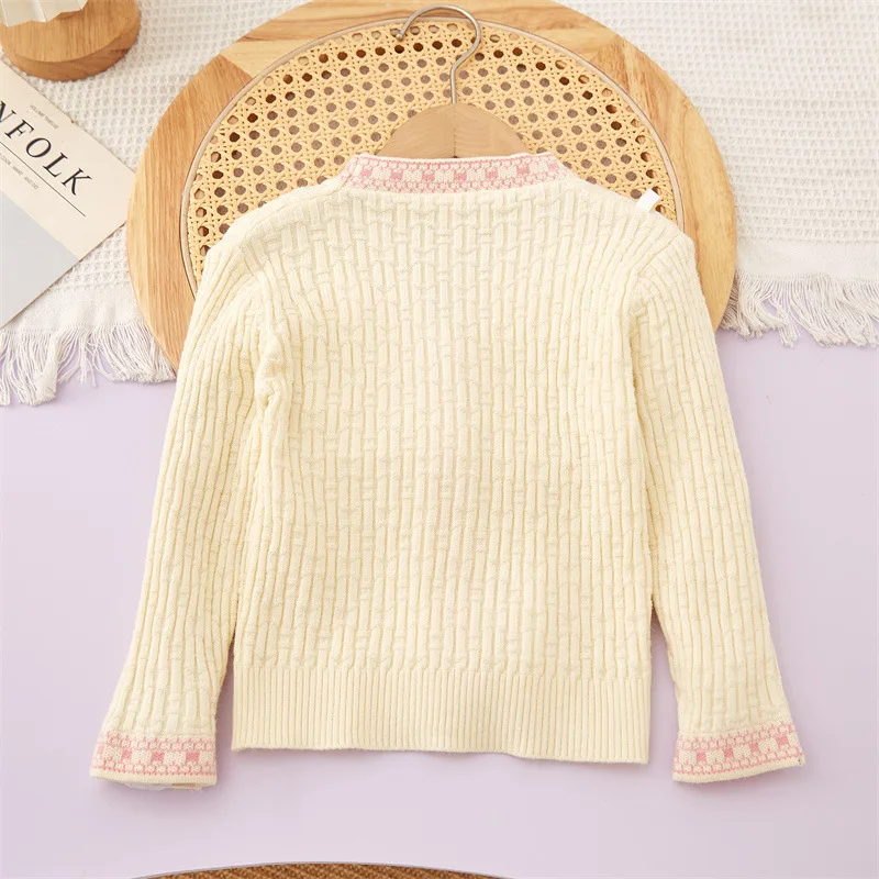 Children's Sweater Set New Autumn Winter Girls' Solid Color Simple Knitted Cardigan Long Sleeve Dress Two-Piece Set
Children's Sweater Set New Autumn Winter Girls' Solid Color Simple Knitted Cardigan Long Sleeve Dress Two-Piece Set