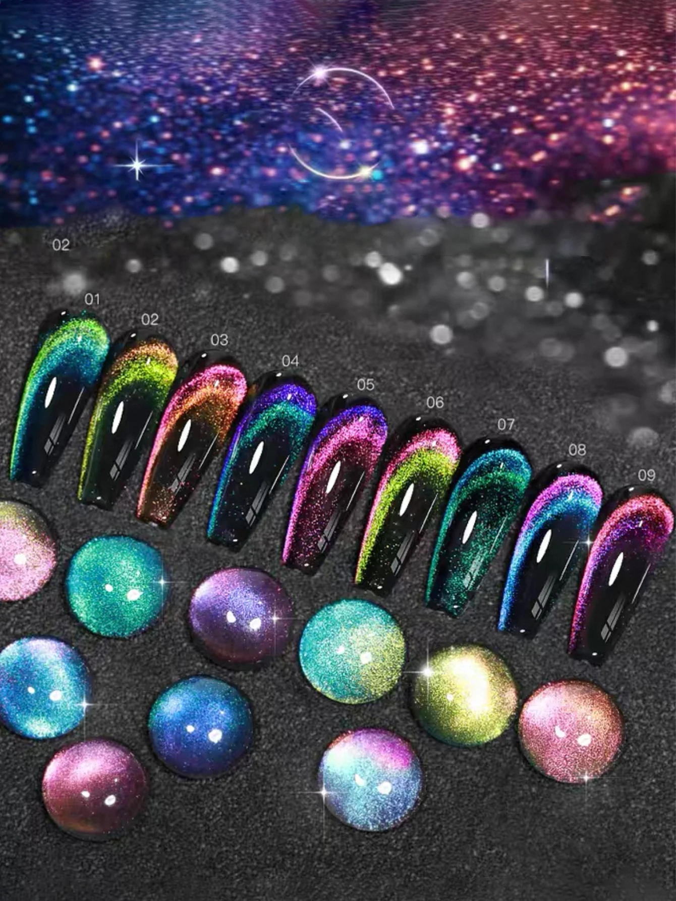 1/9PCS 2026 Spring and Summer New Nail Salon Multi-Functional Colorful Shiny Rainbow Dual-Light Crystal Glass Jewelry Nail Gel
1/9PCS 2026 Spring and Summer New Nail Salon Multi-Functional Colorful Shiny Rainbow Dual-Light Crystal Glass Jewelry Nail Gel