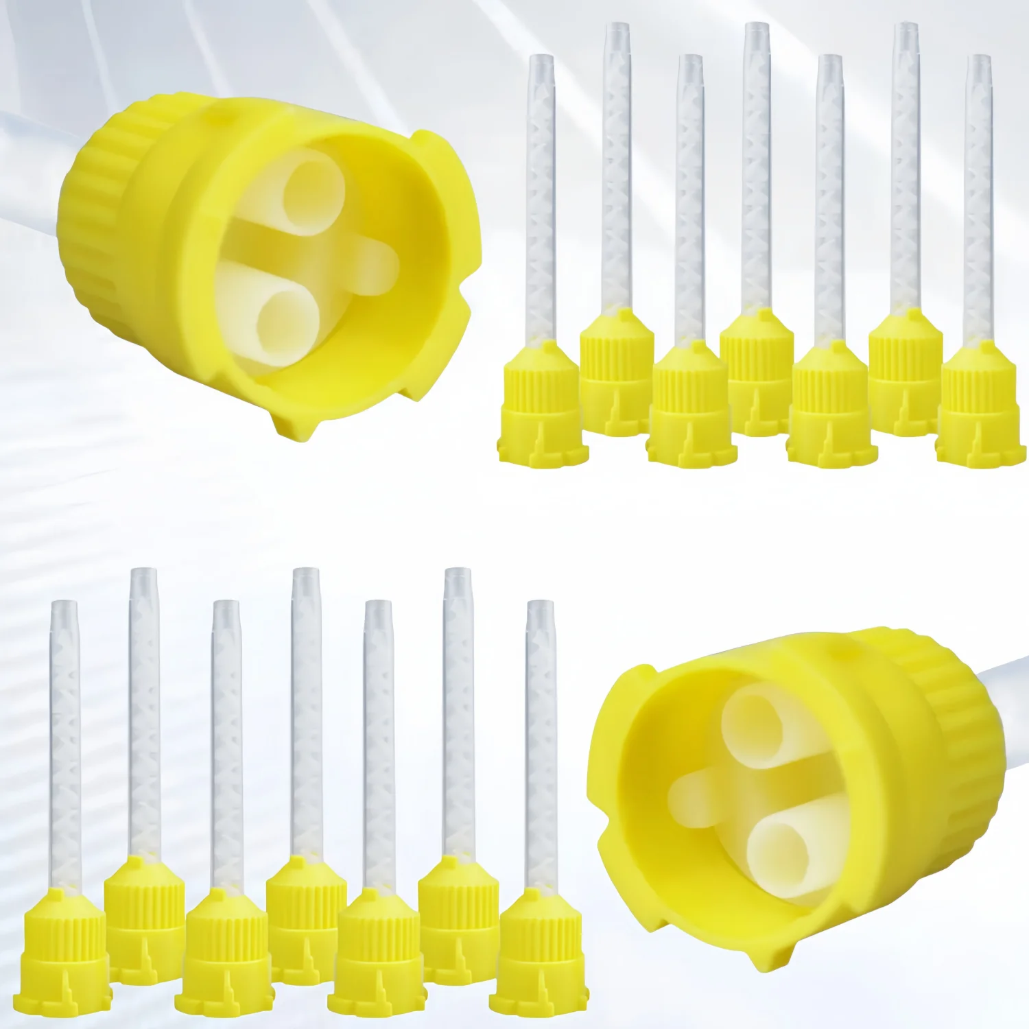 50/100pcs Dental Impression Mixing Tips Yellow Silicone Rubber Conveying Nozzle for Light Body Impression Materials Dentistry Us
50/100pcs Dental Impression Mixing Tips Yellow Silicone Rubber Conveying Nozzle for Light Body Impression Materials Dentistry Us